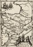 Map of Spain (litho)