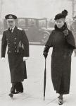 King Edward VIII and Queen Mary arriving at the Cenotaph on Armistice Day, 1936. From Edward VIII His Life and Reign.