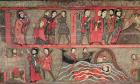 Altar Frontal with scenes from the life of Saint Clement, from the Church of Sant Climent de Taüll, Vall de Boi, Alta Ribagorça, 2nd half 13th century (tempera on panel)