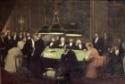 The Gaming Room at the Casino, 1889 (oil on canvas)