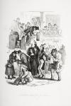 Nicholas starts for Yorkshire, illustration from `Nicholas Nickleby' by Charles Dickens (1812-70) published 1839 (litho)