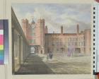 View of the courtyard at St. James's Palace, 1841 (w/c on paper)