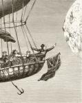 Illustration by George Cruikshank for the poem 'The Monstre Balloon, from 'The Ingoldsby Legends or Mirth and Marvels', by Thomas Ingoldsby, published in 1865 (litho)