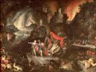 Aeneas in the underworld, c.1630 (oil on copper)