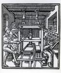 Printing press (woodcut)