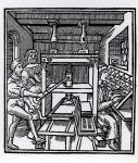 Printing press (woodcut)