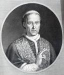 Pope Leo XII, engraved by Raffaele Persichini (engraving)