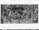 Life of Christ, the Raising of the Cross, preparatory study of tapestry cartoon for the Church Saint-Merri in Paris, c.1585-90 (pierre noire & wash & white highlights on paper)