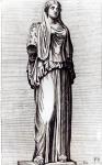 Vestal Virgin, c.1653 (etching) (b/w photo)