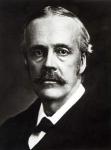 Portrait of Arthur James Balfour (b/w photo)