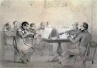 Quartet of the Composer Count A. F. Lvov, 1840 (pencil on paper)