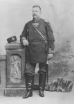 Portrait of General E. Alex de Pogojeff (b/w photo)