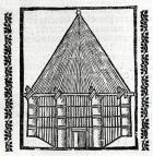 A Hut from 'la Historia general de las Indias' 1547 (woodcut)