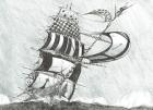 Storm Creators Prince Gustav Adolf Sea, 2017, (Ink on Paper)