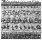 Tactical Use of Artillery: Direct Firing, illustration from 'L'Art de l'Artillerie' by Wolff de Senftenberg, late 16th century (pencil & w/c on paper) (b/w photo)