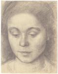 Portrait of Ida, the Artist's Wife, 1898 (pencil)