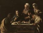 Supper at Emmaus, 1606 (oil on canvas) (see also 169588)