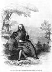 Illustration from 'L'Emile' by Jean-Jacques Rousseau (1712-78) engraved by Noel Eugene Sotain (b.1816) published in 1851 (engraving) (b/w photo)