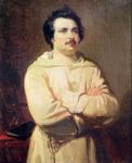 Honore de Balzac (1799-1850) in his Monk's Habit, 1829 (oil on canvas)