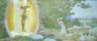 The Vision and Inspiration, from Joan of Arc Series A, 1911 (oil & gold leaf on canvas)