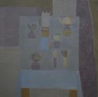 Blue Table, 2010, (oil on canvas)