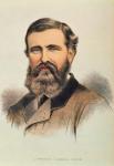 Portrait of Verney Lovett Cameron (1844-94), English explorer (litho)