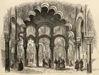 The Great Mosque, Cordoba, illustration from 'Spanish Pictures' by the Rev. Samuel Manning (engraving)