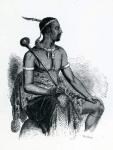 King Moshoeshoe I (c.1786-1870) 1833 (engraving)