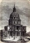 Church of the Invalides, containing the Tomb of Napoleon, Paris (litho)