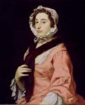 An Unknown Woman, called Peg Woffington (oil on canvas)