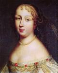 Portrait presumed to be Marie de Rabutin-Chantal (1626-97) Marquise de Sevigne (oil on canvas)