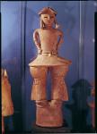 Haniwa figure, 250-550 (red earthenware)