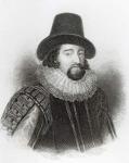 Portrait of Francis Bacon, from 'Lodge's British Portraits', 1823 (engraving) (b/w photo)