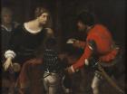Caterina Cornaro, Queen of Cyprus, Receiving a Letter from the Council (oil on canvas)