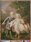 Charles of France (1757-1836) Count of Artois and his Sister, Clothide (1759-1802) 1763-64 (oil on canvas)