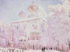 Winter in the Trinity-St. Sergius Lavra in Sergiyev Posad, c.1910 (oil on canvas)