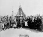 The Holy Caravan in the Sem (albumen print)