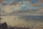 Sea Viewed from the Heights of Dieppe (oil on canvas)