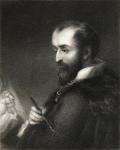 Correggio (1494-1534) from 'The Gallery of Portraits', published 1833 (engraving)