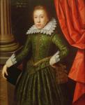 Portrait of a boy of the de Ligne family, 1616 (oil on canvas) (one of a pair) (see also 142777)