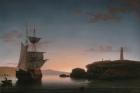 Lighthouse at Camden, Maine, 1851 (oil on canvas)