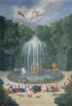 The Groves of Versailles. View of the Star or Mountain of Water with Alph persuing Arethusa (oil on canvas)