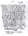 Letter from Mozart to his Father, 5th April 1778 (pen and ink on paper) (b/w photo)