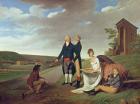 Christophe-Philippe Oberkampf and family in front of his factory at Jouy, 1803 (oil on canvas)