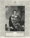 Francis Russell (1765-1802) 5th Duke of Bedford, engraved by W. T. Mote (engraving) (b/w photo)