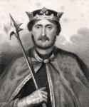 Richard I, engraved by Bocquet, from 'A Catalogue of the Royal and Noble Authors', published 1806 (litho)