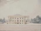 The South Portico of the President's House, 1807 (w/c on paper)