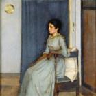 Mademoiselle Monnom, 1887 (oil on canvas)
