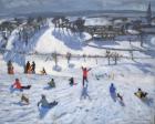 Winter Fun, Chatsworth, 2010 (oil on canvas)