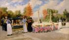 Promenade des Enfants (oil on canvas)